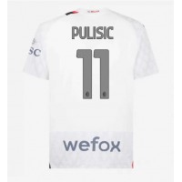 Fotballdrakt Herre AC Milan Christian Pulisic #11 Bortedrakt 2023-24 Kortermet